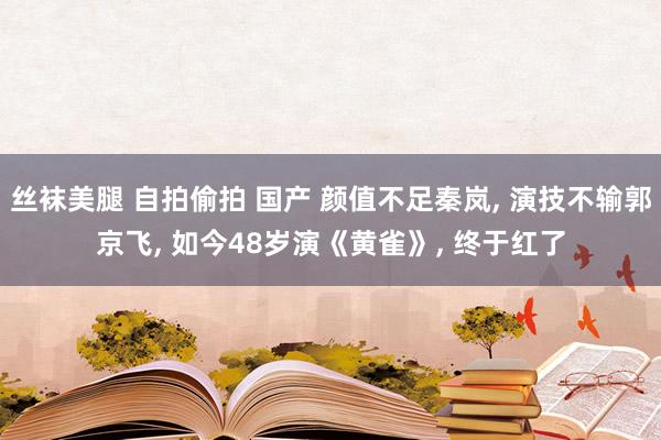 丝袜美腿 自拍偷拍 国产 颜值不足秦岚， 演技不输郭京飞， 如今48岁演《黄雀》， 终于红了